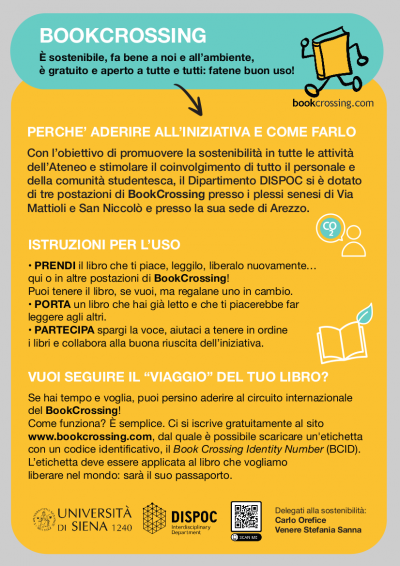 BookCrossing al DISPOC!