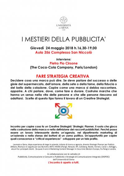 I mestieri della pubblicità I mestieri della pubblicità