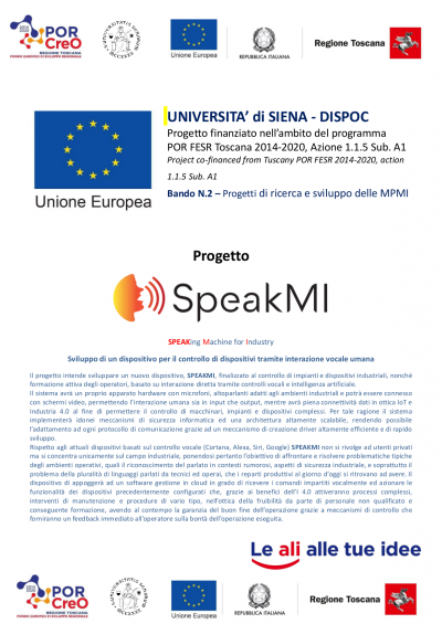 SPEAKing Machine for Industry