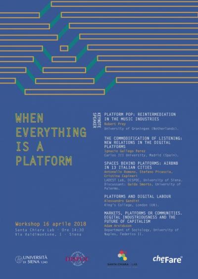 When Everything is a platform When Everything is a platform